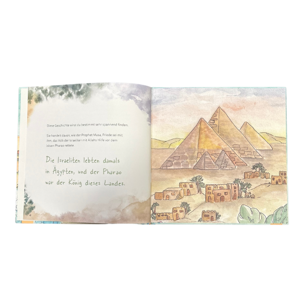 Musas Sieg über den Pharao - Kinderbuch