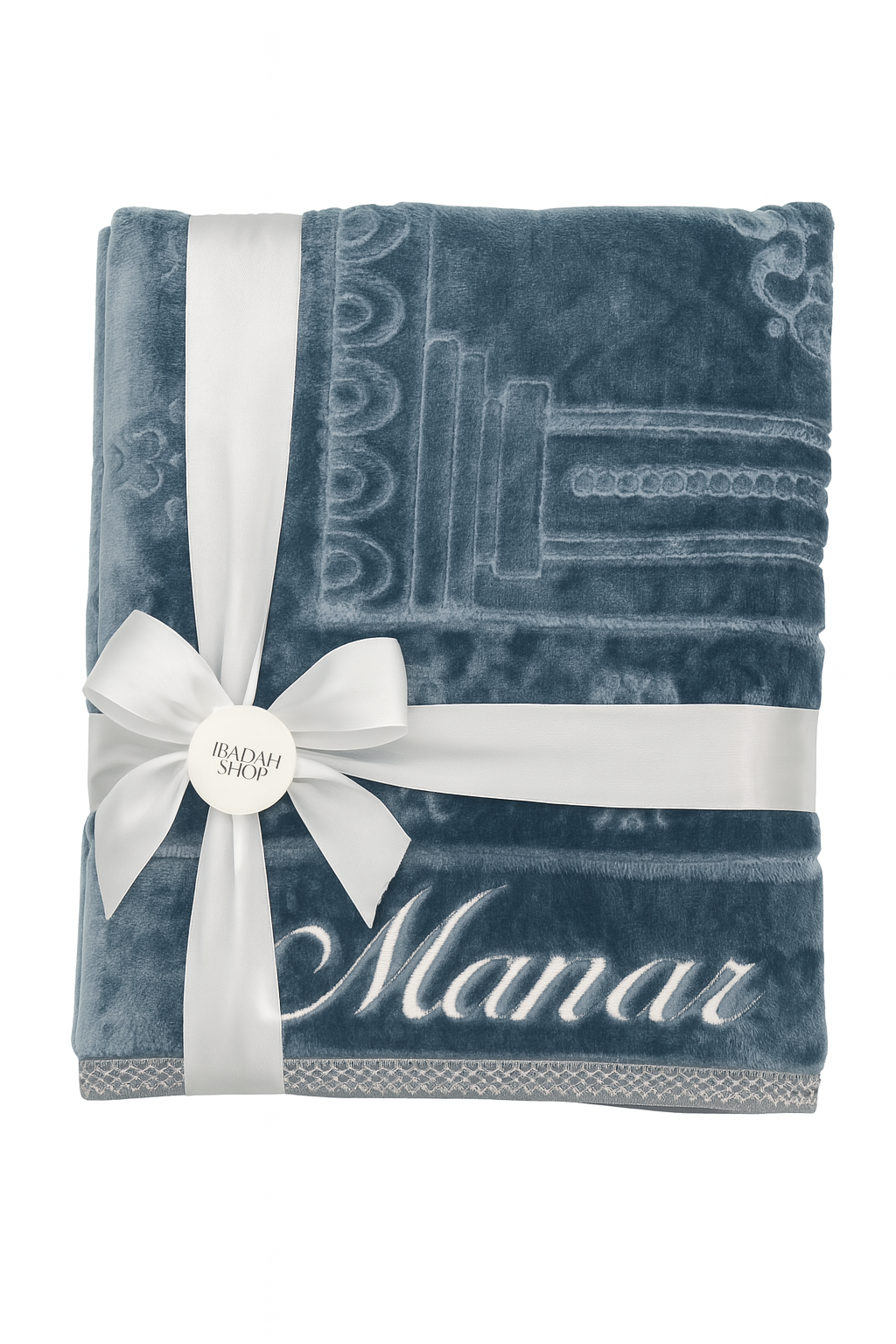 padded prayer rug with name