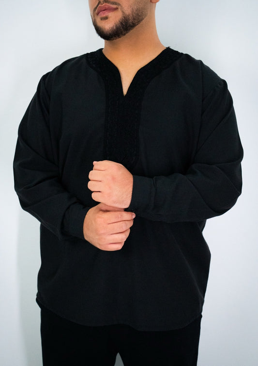 Premium Tunic Shirt - Black