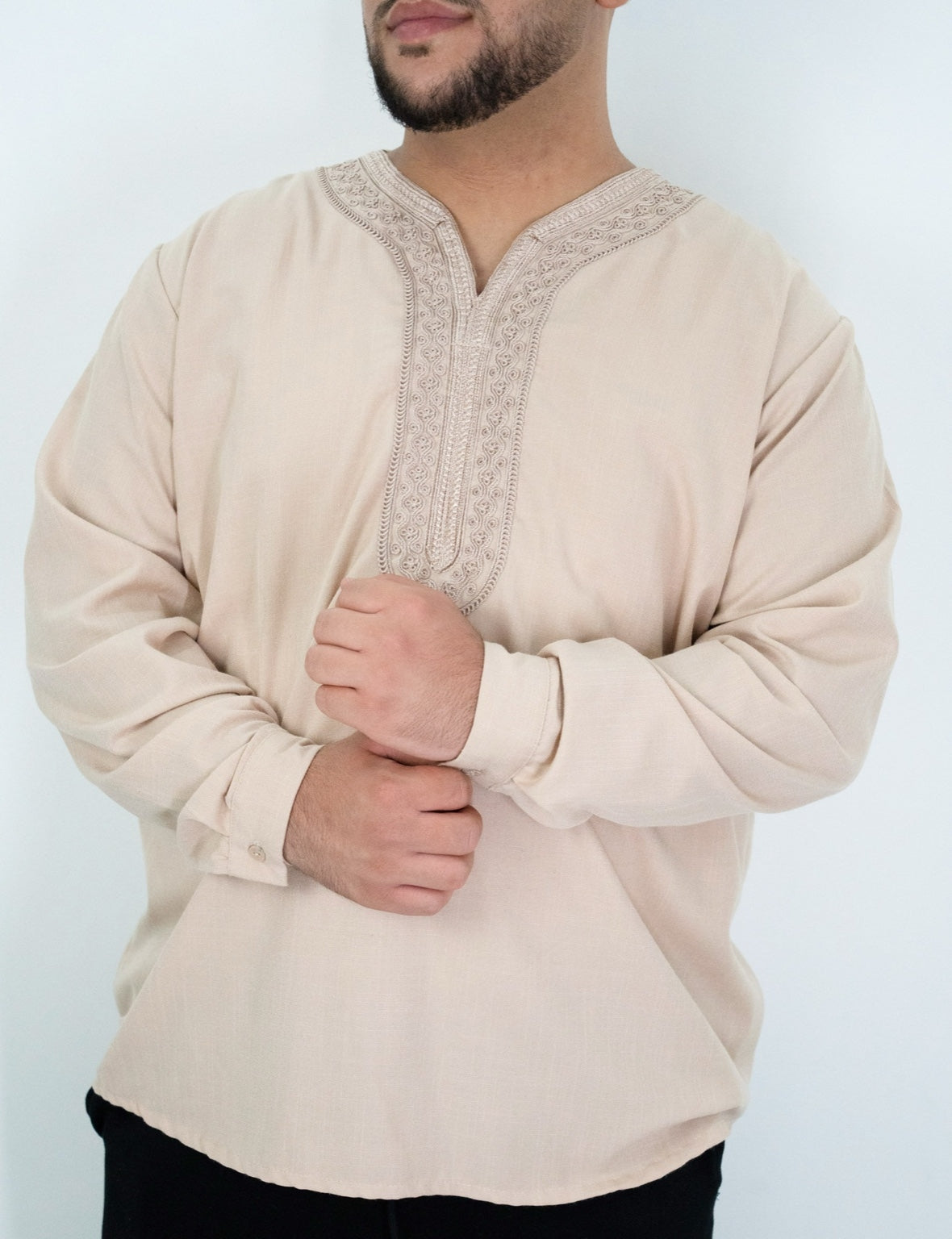 Premium Tunic Shirt - Beige