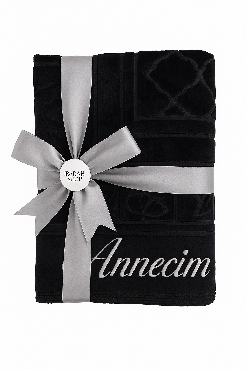 padded prayer rug with name