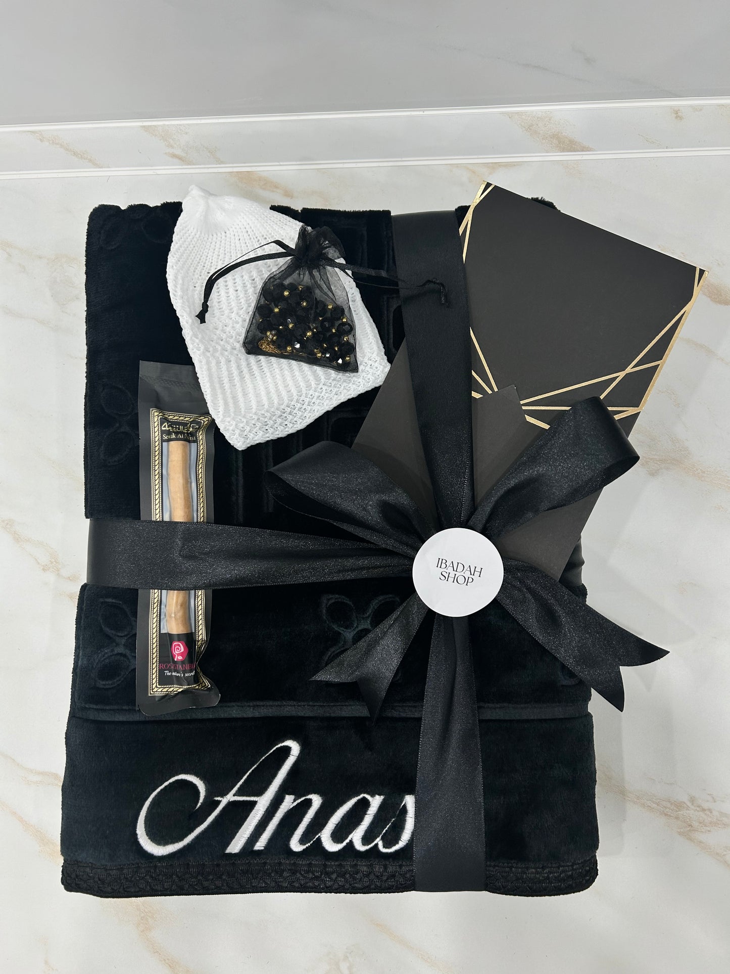 gepolsterter Gebetsteppich mit Name