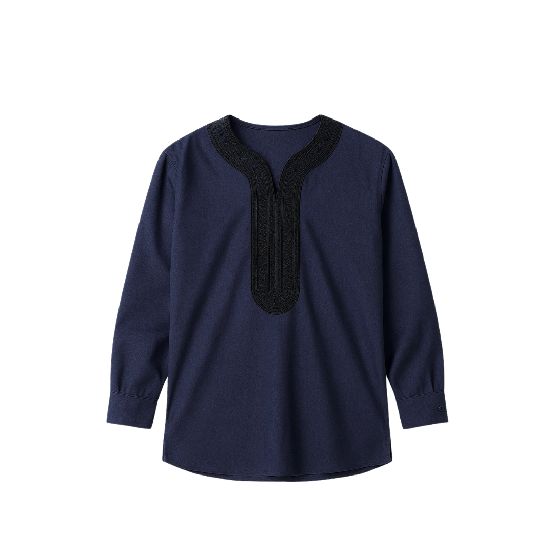 Premium Tunic Shirt - Navy