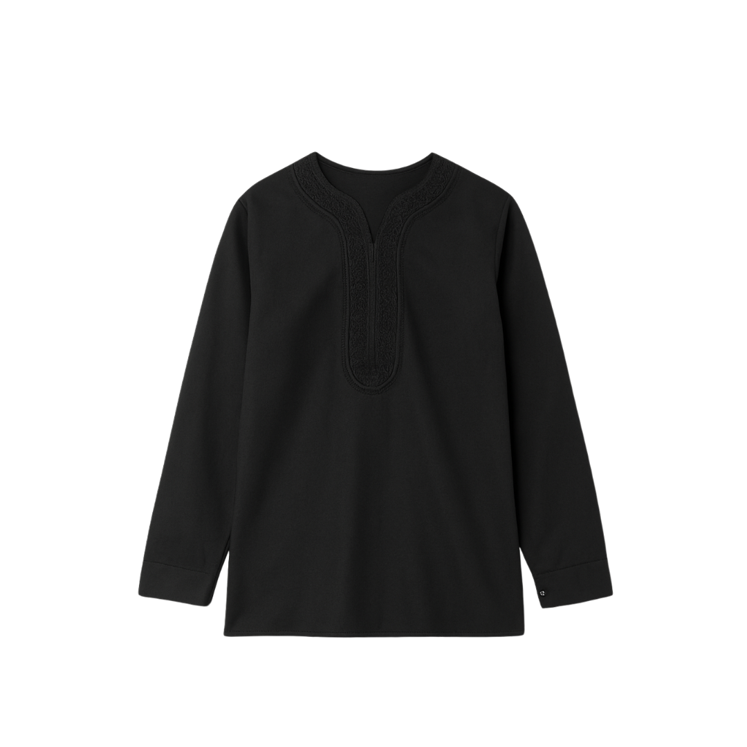 Premium Tunic Shirt - Black